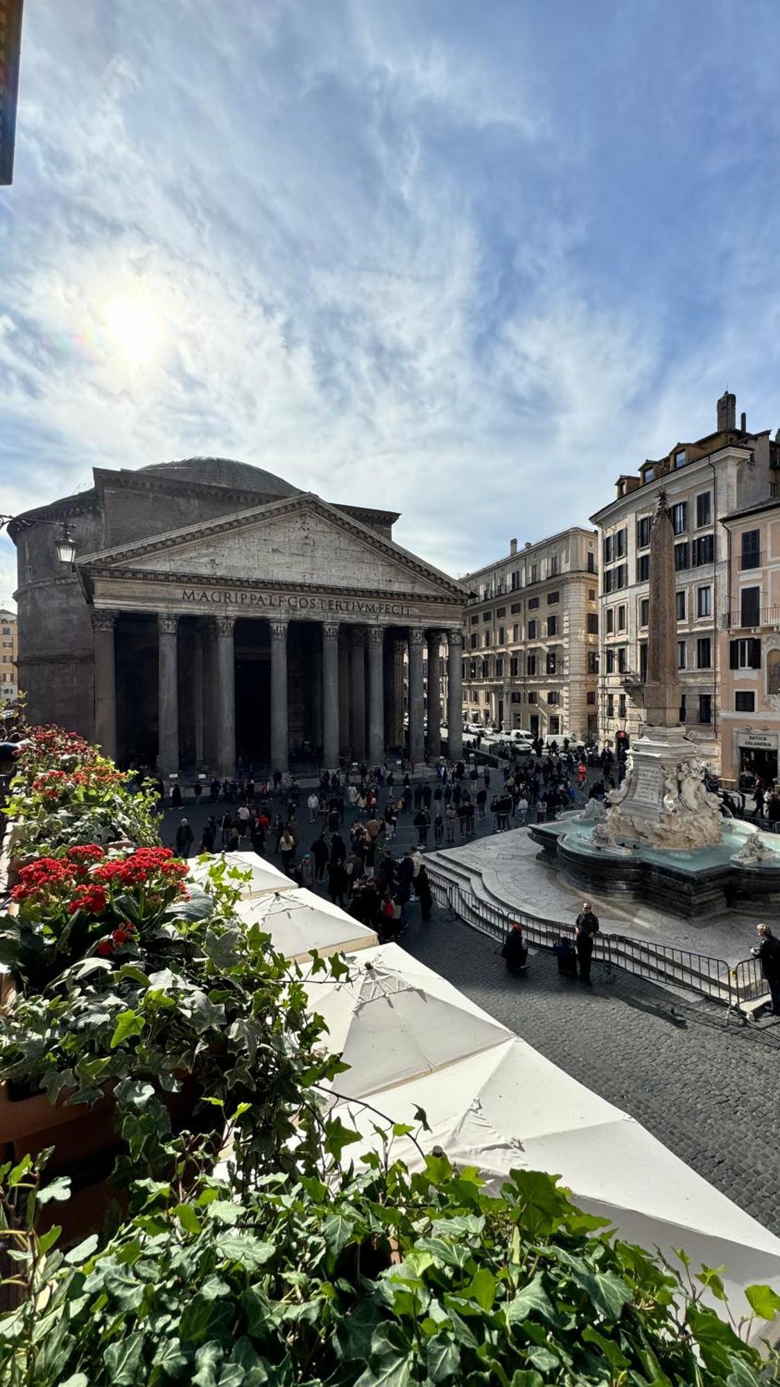 Pantheon Balcony Morgana Suite Rom Eksteriør billede